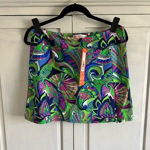 Jude Connally Morgan Skort, M, Fanfair Grass pattern, NWT